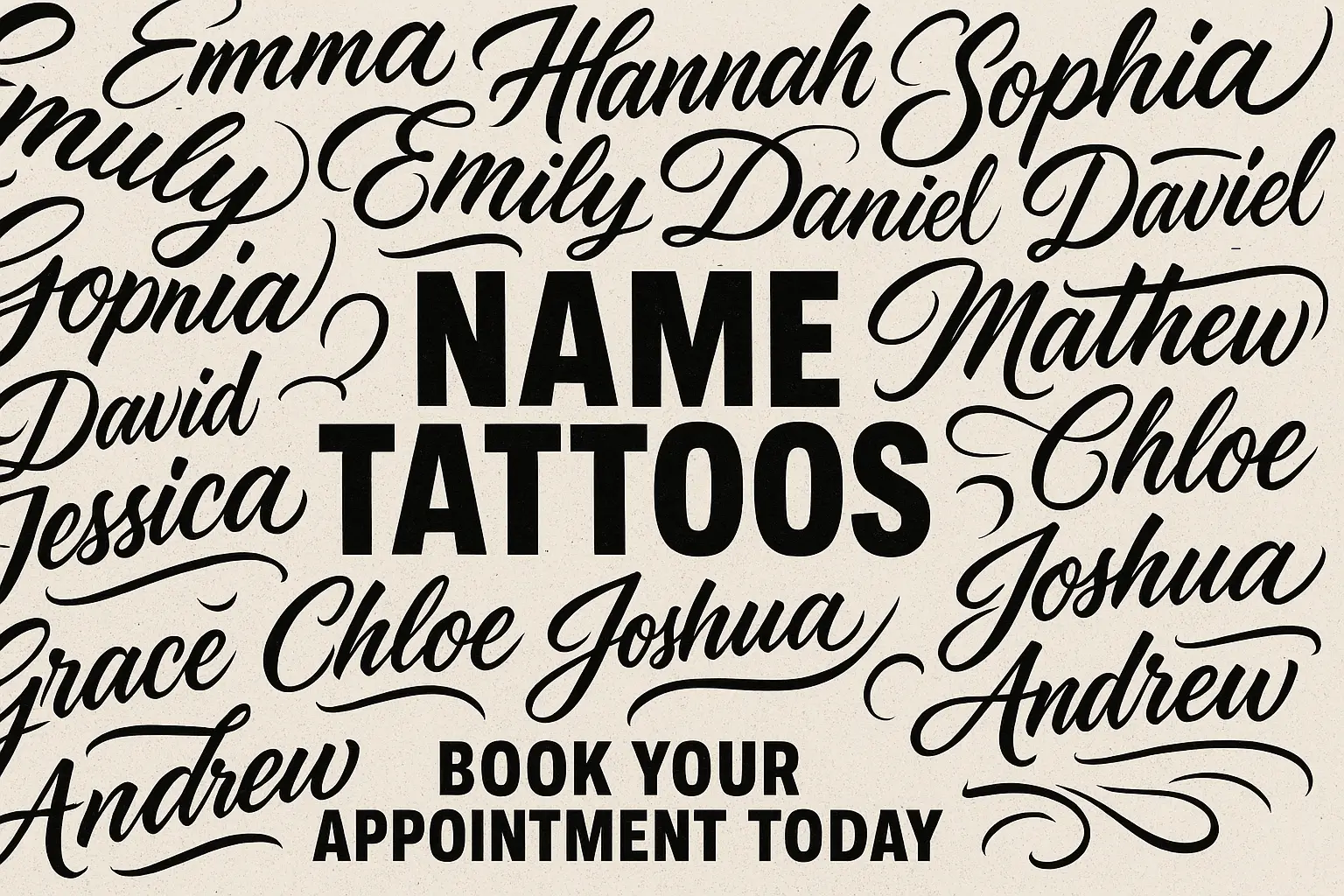 tatouage de prénom Toulon – calligraphie artistique personnalisée