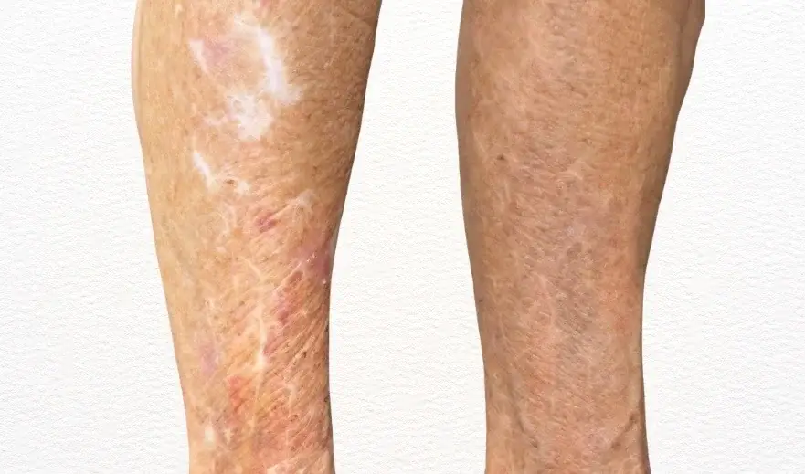 Nanopigmentation vitiligo à Toulon : camouflage des taches blanches par re-pigmentation, méthode VGlow Kelen Bauck, pigments adaptés carnation