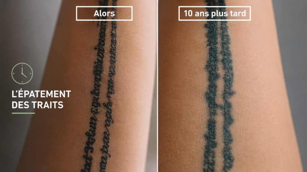 Tatouage qui a bien vieilli sur la peau, studio Kanea Tattoo a Toulon