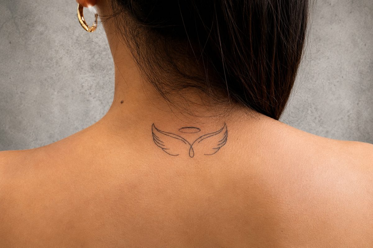 Tatouage famille a symbole, realise chez Kanea a Toulon