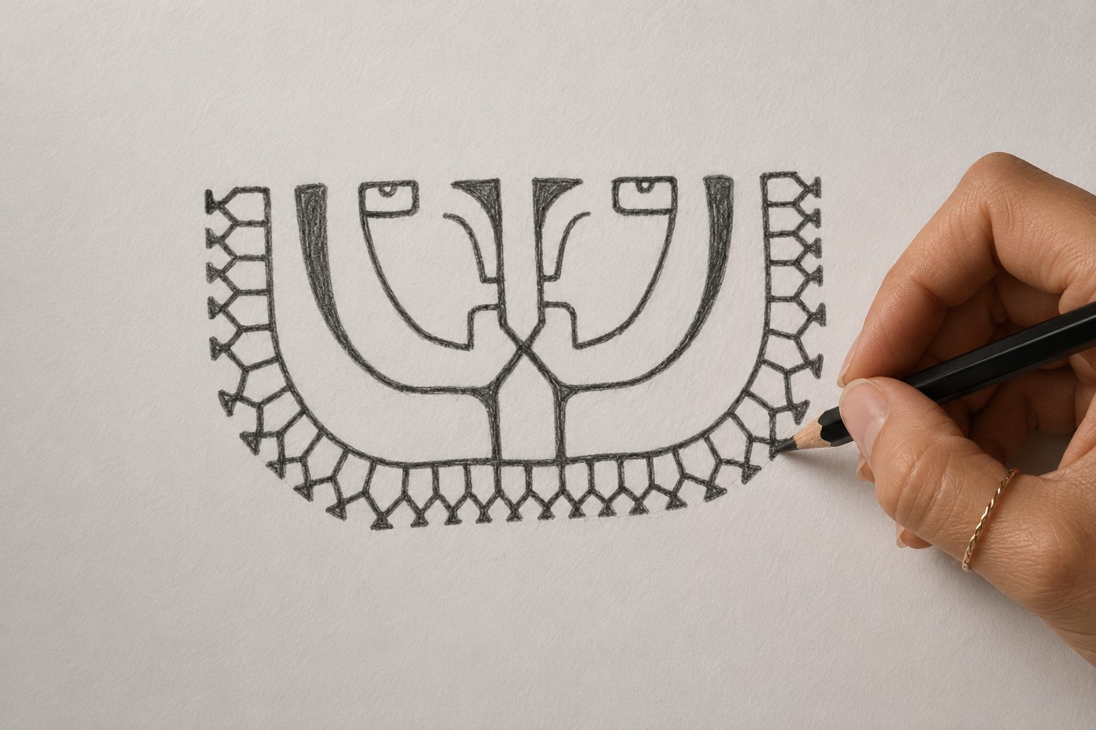 Symbole polynésien Etua, ancêtre protecteur, tatouage Kanea Toulon